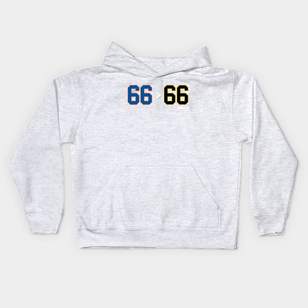 66 > 66 Kids Hoodie by CoastToPost